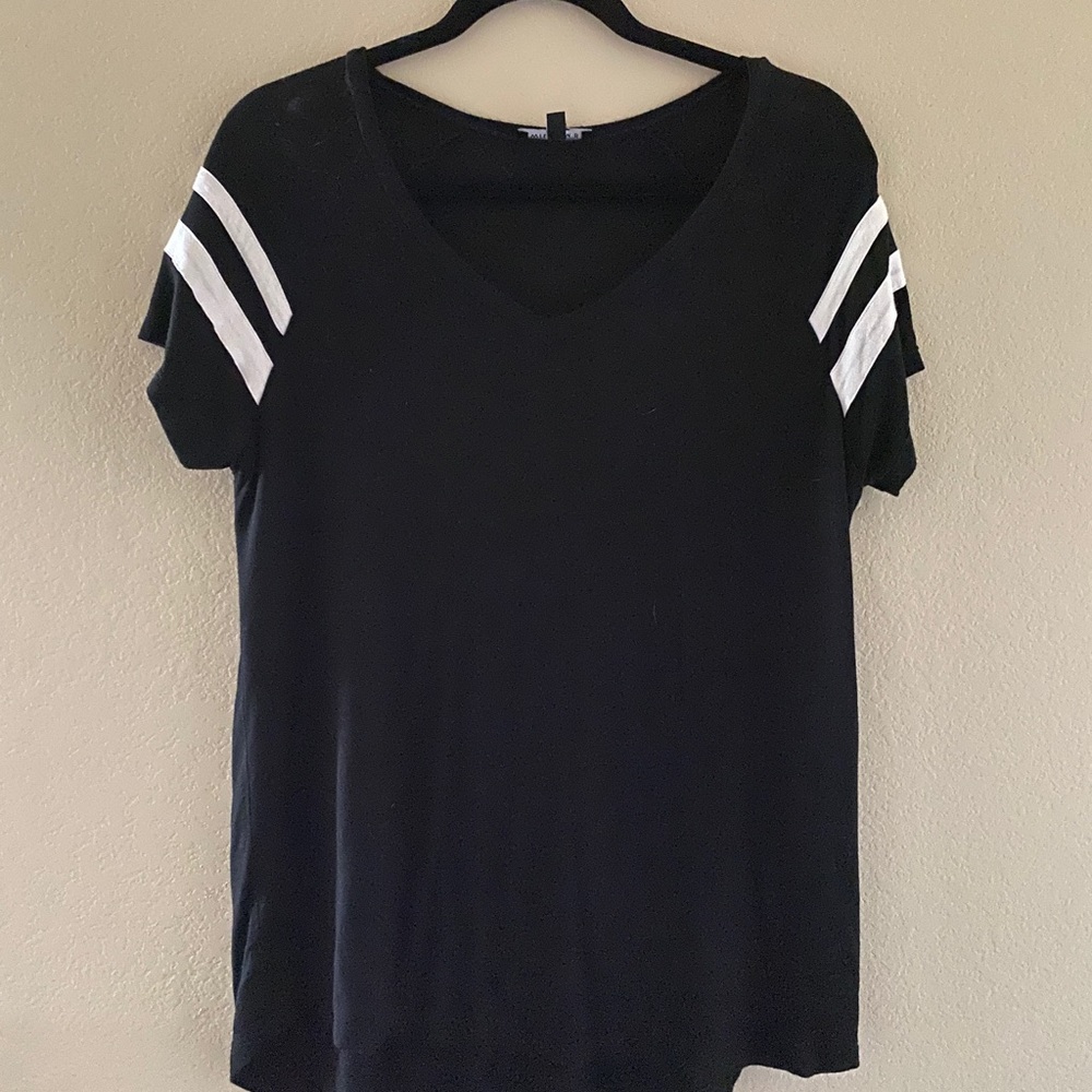 Black v-neck